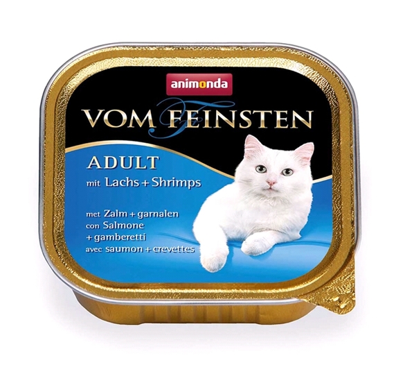 Консервированный корм для кошек Animonda Vom Feinsten Adult с лососем и креветками (0,1 кг)