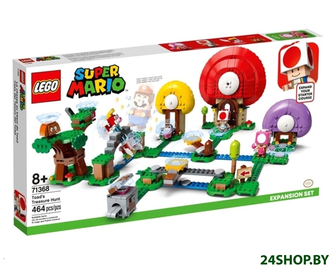 Конструктор Lego Super Mario Погоня за сокровищами Тоада 71368 Конструктор Lego Super Mario Погоня за сокровищами Тоада 71368