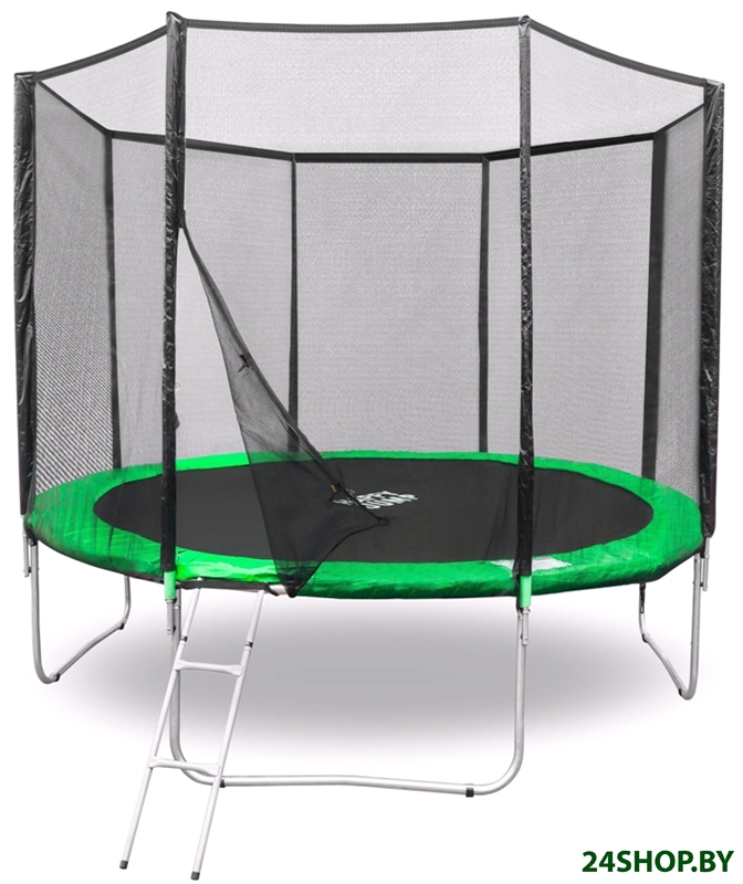 Батут Happy Jump 12ft PRO (374см) (с сеткой и лестницей) Батут Happy Jump 12ft PRO (374см) (с сеткой и лестницей)