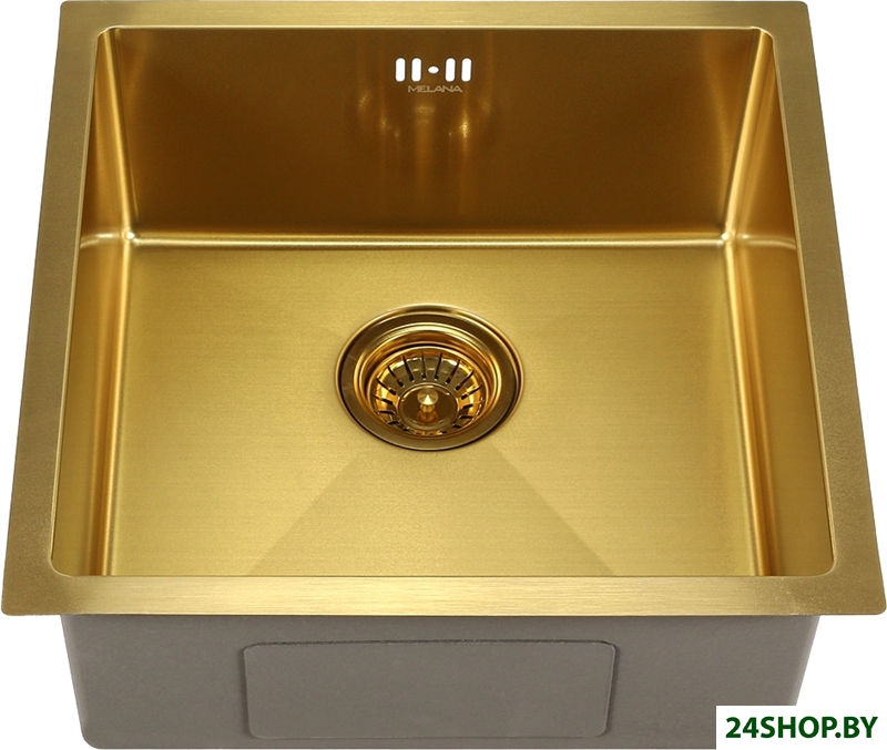 Кухонная мойка Melana ProfLine D4645HG (сатин золотой, глубина 20 см, сталь 1.2 мм) Кухонная мойка Melana ProfLine D4645HG (сатин золотой, глубина 20 см, сталь 1.2 мм)