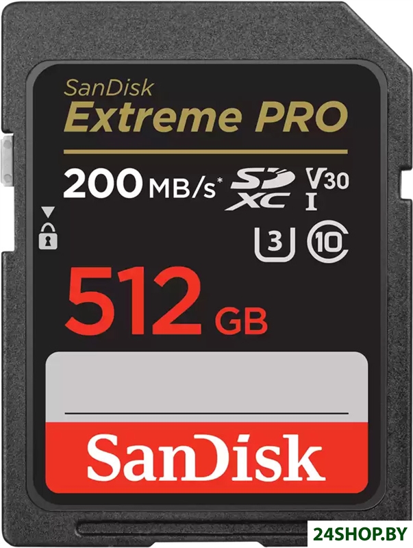 Карта памяти SanDisk Extreme PRO SDXC SDSDXXD-512G-GN4IN 512GB Карта памяти SanDisk Extreme PRO SDXC SDSDXXD-512G-GN4IN 512GB