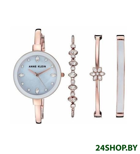 

Набор часов с украшениями Anne Klein 3352GYST