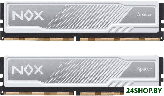 Оперативная память Apacer NOX 2x8ГБ DDR4 3200 МГц AH4U16G32C28YMWAA-2 Оперативная память Apacer NOX 2x8ГБ DDR4 3200 МГц AH4U16G32C28YMWAA-2