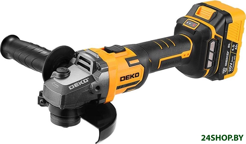 Угловая шлифмашина Deko DKAG-125 083-1064 (с 2-мя АКБ) Угловая шлифмашина Deko DKAG-125 083-1064 (с 2-мя АКБ)