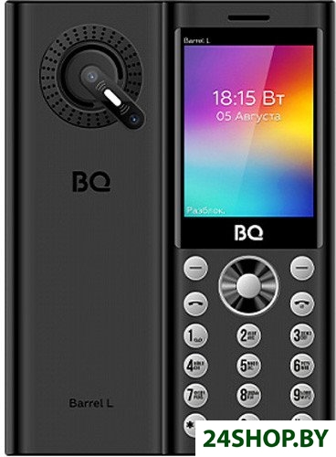 Телефон BQ BQ-2458 Barrel L (черный/серебристый) Телефон BQ BQ-2458 Barrel L (черный/серебристый)