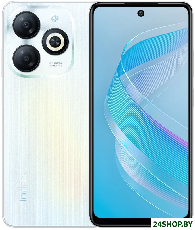 Смартфон Infinix Smart 8 X6525 3GB/64GB (белая галактика) Смартфон Infinix Smart 8 X6525 3GB/64GB (белая галактика)