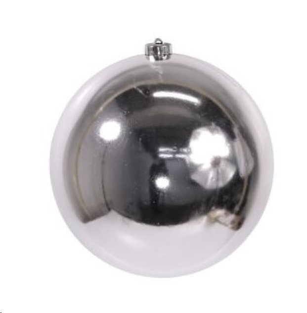 Шар Maxy Poland 15 см, 1шт (глянец, серебристый) Шар Maxy Poland 15 см, 1шт (глянец, серебристый)