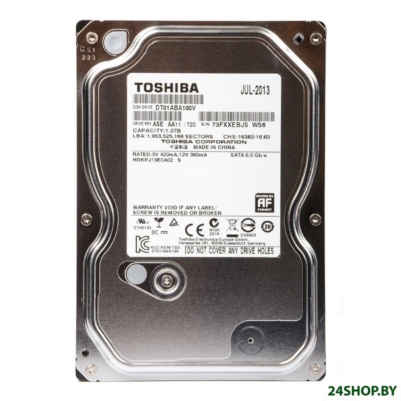 Жесткий диск Toshiba DT01ABA V 1TB (DT01ABA100V) Жесткий диск Toshiba DT01ABA V 1TB (DT01ABA100V)