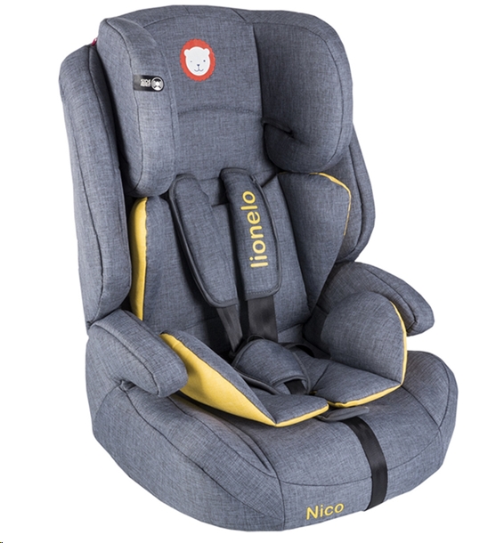 Автокресло Lionelo Nico (серый/желтый) Автокресло Lionelo Nico (серый/желтый)