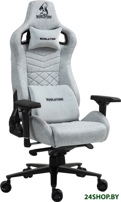 Игровое (геймерское) кресло Evolution Conqueror fabric (серый) Игровое (геймерское) кресло Evolution Conqueror fabric (серый)