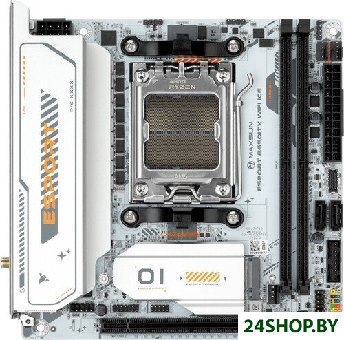 Материнская плата Maxsun eSport B650ITX WiFi Ice Материнская плата Maxsun eSport B650ITX WiFi Ice