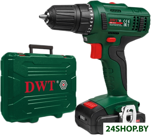 Дрель-шуруповерт DWT ABS-14.4 L-2 BMC (с 2-мя АКБ, кейс) Дрель-шуруповерт DWT ABS-14.4 L-2 BMC (с 2-мя АКБ, кейс)