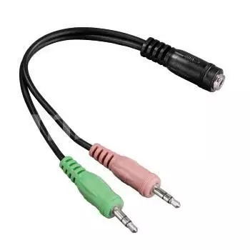 Переходник Hama H-54572 Jack 3.5 (f)/2xJack 3.5 (m) (00054572) (черный) Переходник Hama H-54572 Jack 3.5 (f)/2xJack 3.5 (m) (00054572) (черный)