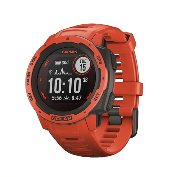 Умные часы Garmin Instinct Solar (красное пламя) Умные часы Garmin Instinct Solar (красное пламя)