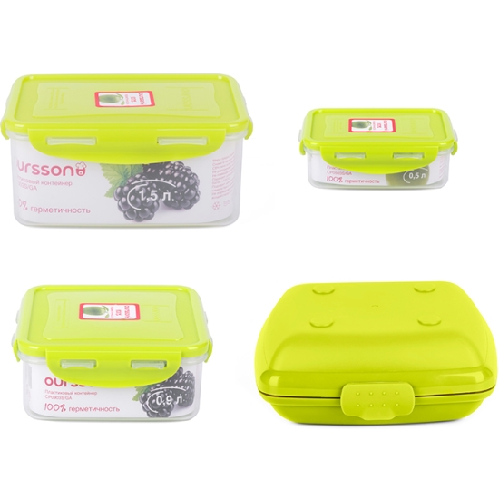 Набор контейнеров Oursson CP05030915LB14/GA Набор контейнеров Oursson CP05030915LB14/GA