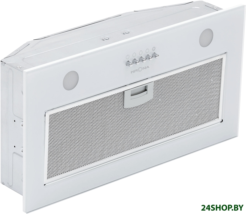 Кухонная вытяжка Krona Elisa 600 Glass PB (белый) Кухонная вытяжка Krona Elisa 600 Glass PB (белый)