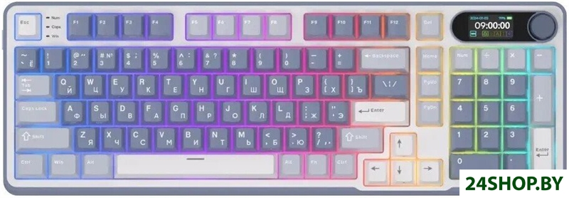 Клавиатура Royal Kludge RK-S98 RGB Ocean Blue (RK Cream) Клавиатура Royal Kludge RK-S98 RGB Ocean Blue (RK Cream)