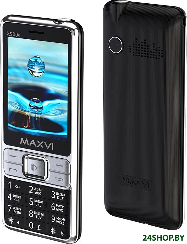 Телефон Maxvi X900c (черный) Телефон Maxvi X900c (черный)