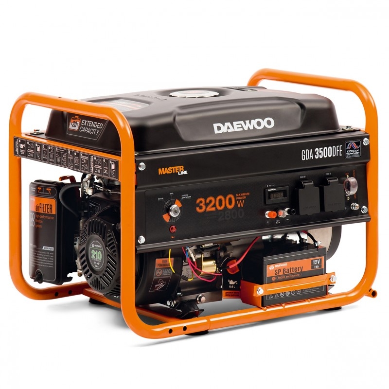 Бензогенератор DAEWOO GDA 3500E DFE (газовый) Бензогенератор DAEWOO GDA 3500E DFE (газовый)