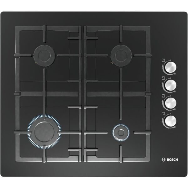 Газовая варочная поверхность Bosch POP6C6O92R (черный) Газовая варочная поверхность Bosch POP6C6O92R (черный)