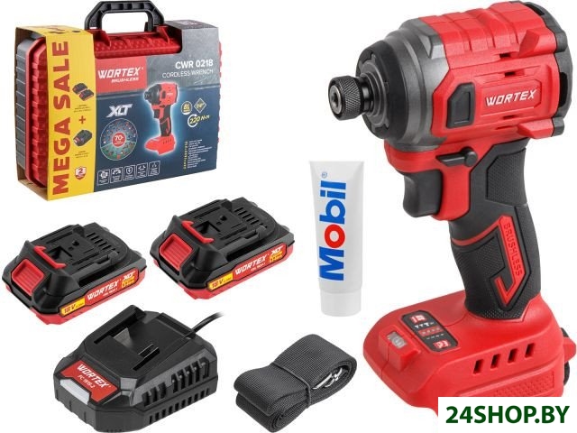 Винтоверт Wortex CWR 0218 1329731 (с 2-мя АКБ, кейс) Винтоверт Wortex CWR 0218 1329731 (с 2-мя АКБ, кейс)