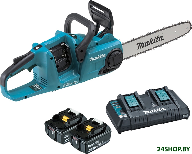 Аккумуляторная пила Makita DUC353PT2 (с 2-мя АКБ 5 Ah) Аккумуляторная пила Makita DUC353PT2 (с 2-мя АКБ 5 Ah)