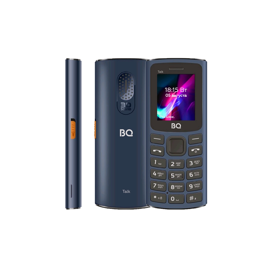 Кнопочный телефон BQ-Mobile BQ-1862 Talk (синий) купить в Минске