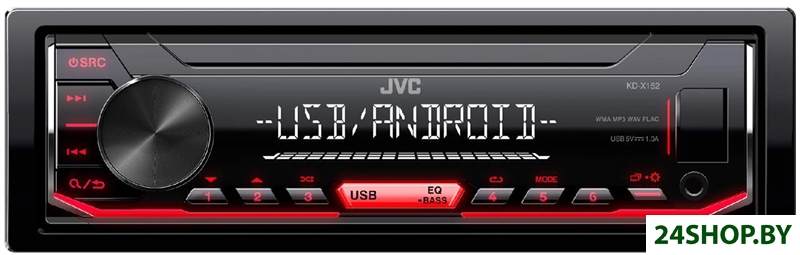 USB-магнитола JVC KD-X152M USB-магнитола JVC KD-X152M