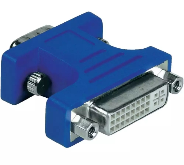 Адаптер Hama DVI (f)/VGA HD15 (m) Адаптер Hama DVI (f)/VGA HD15 (m)