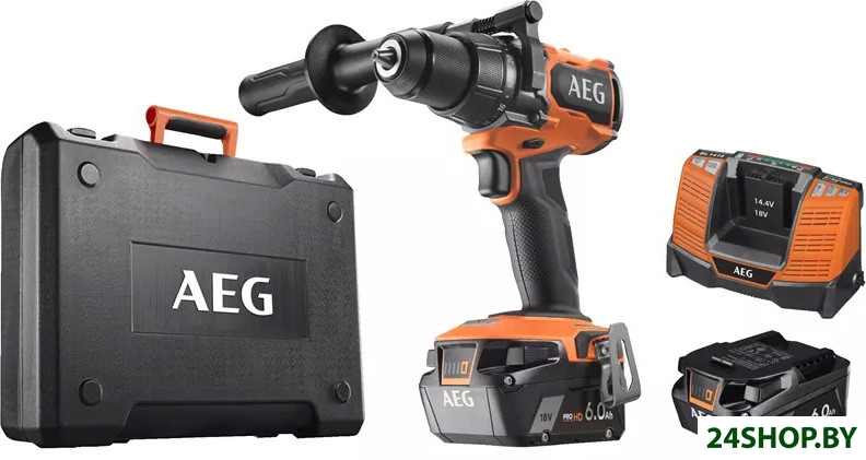 Ударная дрель-шуруповерт AEG Powertools BSB 18BL2-602K 4935481043 (с 2-мя АКБ, кейс) Ударная дрель-шуруповерт AEG Powertools BSB 18BL2-602K 4935481043 (с 2-мя АКБ, кейс)