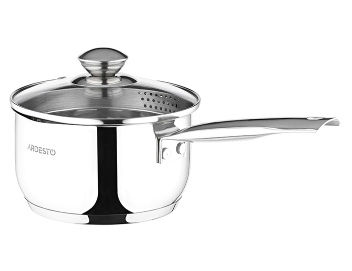 Кастрюля с длинной ручкой Ardesto Gemini AR2818SS Кастрюля с длинной ручкой Ardesto Gemini AR2818SS