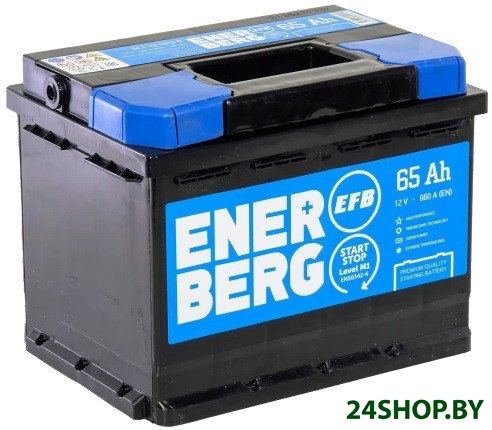 Автомобильный аккумулятор Enerberg EFB R+ (65 А·ч) Автомобильный аккумулятор Enerberg EFB R+ (65 А·ч)
