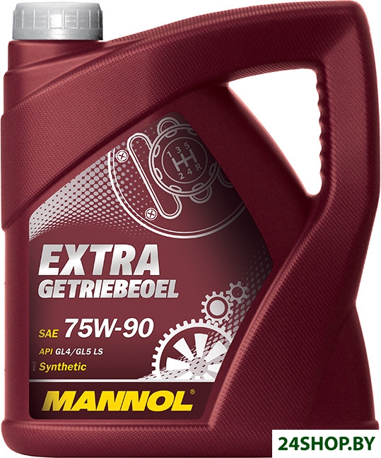 

Трансмиссионное масло Mannol Extra Getriebeoel 75W-90 API GL 5 4л