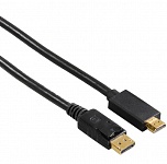 Картинка Кабель Hama H-54594 DisplayPort (m)/HDMI (m) (1.8 м)