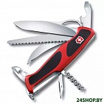 Картинка Нож перочинный Victorinox RangerGrip 57 Hunter 0.9583.MC (красно-чёрный)
