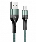 Картинка Кабель Usams U55 SJ450USB02 1.0м (зеленый)