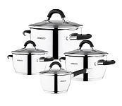 Картинка Набор кастрюль Ardesto Gemini Livorno AR1908GS