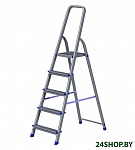 Картинка Лестница-стремянка Новая высота NV 111 алюминиевая 5 ступеней (1110105)