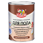Картинка Эмаль Olecolor Для пола быстросохнущая 1.8 кг (желто-коричневый)