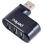Картинка USB-хаб Perfeo PF-VI-H024 (черный)