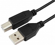 Картинка Кабель ГАРНИЗОН GCC-USB2-AMBM-3M (черный)