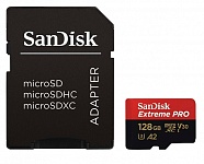 Картинка Карта памяти SanDisk Extreme PRO SDSQXCY-128G-GN6MA microSDXC 128GB (с адаптером)
