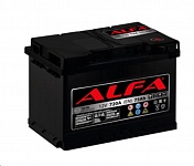 Картинка Автомобильный аккумулятор ALFA Hybrid 75 R (75 А·ч)