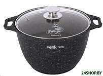 Картинка Кастрюля Kukmara Индукция кмти42а (темный мрамор)