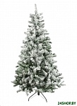 Картинка Ель Royal Christmas Flock Tree Promo PVC Hinged 1,2м (164120)
