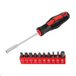 Картинка Отвертка с набором бит Deko BS11-2 (065-0597)