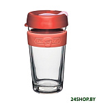 Картинка Многоразовый стакан KeepCup Longplay Brew L Azalea 454мл (красный)