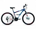 Велосипед Altair MTB FS 26 2.0 D (2022, синий/красный, рама 16) (RBK22AL26068)