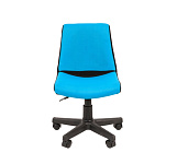Картинка Кресло детское CHAIRMAN Kids 115 (чёрный/голубой)