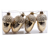 Картинка Набор елочных игрушек Белбогемия Желуди 11345931 (96302)